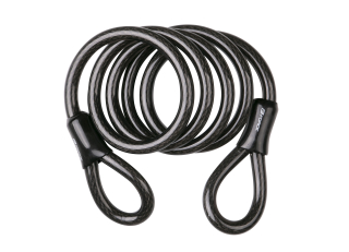 Zámkové lanko FORCE samostatné 150cm/12mm černé